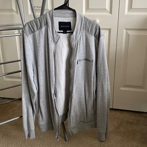 Men's Structure Gray Heather French Terry Jacket